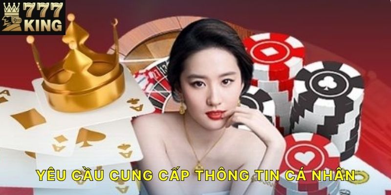 Yêu cầu cung cấp thông tin cá nhân